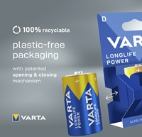 Batterij Varta Longlife Power 2x D-2