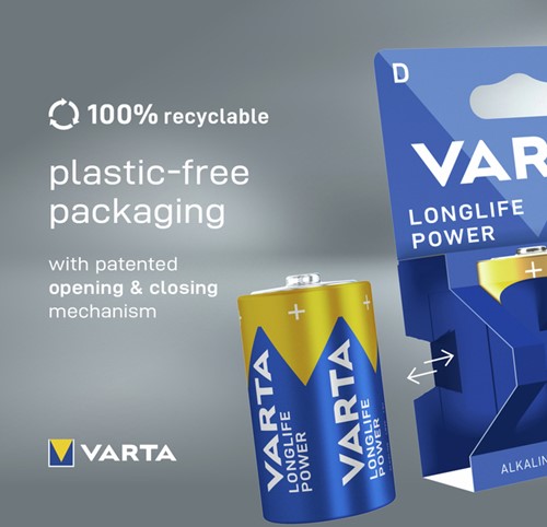 Batterij Varta Longlife Power 2x D-2
