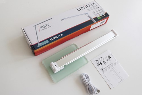 Bureaulamp Unilux Popy led wit-12