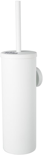 Toiletborstelset Satino metaal wit 332140