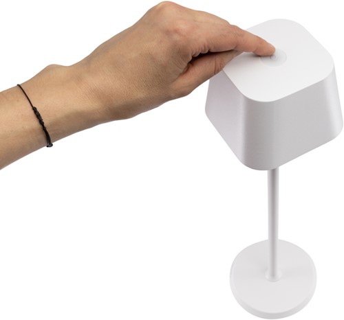 Tafellamp Securit Georgina LED oplaadbaar dimbaar wit-7