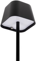 Tafellamp Securit Georgina LED oplaadbaar dimbaar zwart-6