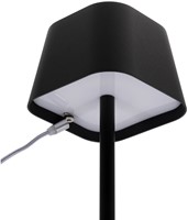 Tafellamp Securit Georgina LED oplaadbaar dimbaar zwart-7