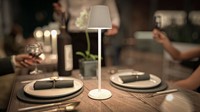 Tafellamp Securit Feline LED oplaadbaar dimbaar wit-3