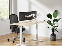 Monitorarm Neomounts NEXT Slim 2 schermen 32 inch wit-1
