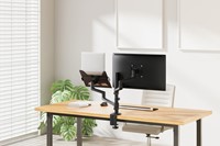 Monitorarm met laptophouder Neomounts NEXT Lite single 17-27" zwart-1
