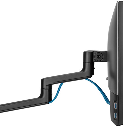 Monitorarm met laptophouder Neomounts NEXT Lite single 17-27" zwart-5