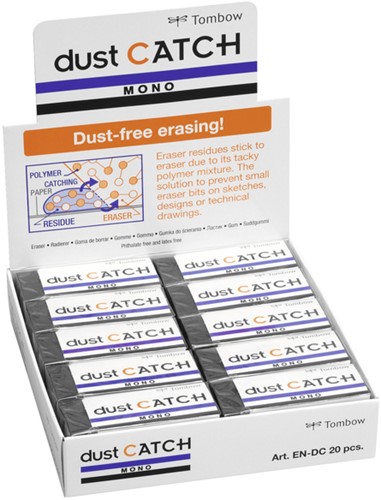 Gum Tombow Mono dust Catch 19 gram zwart-3