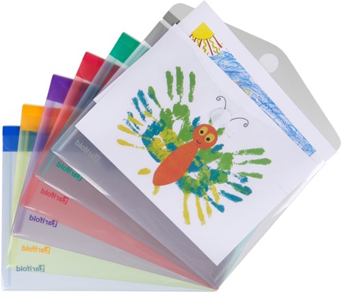 Enveloptas Djois Color Collection A5 horizontaal assorti-3