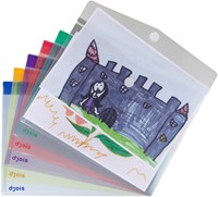 Enveloptas Djois Color Collection A4 horizontaal assorti-3