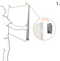 Whiteboard Nobo Infinity randloos 60x90cm-2