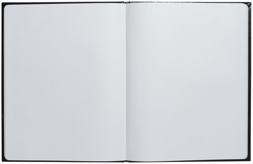 Gastenboek Exacompta Graphik 270x220mm blanco zwart-2