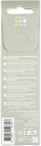 Gelschrijver Sakura Gelly Roll Special 08 klikfunctie set à 3 kleuren goud-3