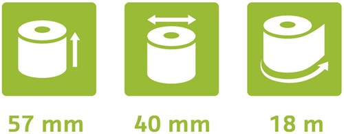 Telrol Exacompta 57mmx18m kern Ø12mm thermisch fenolvrij-6