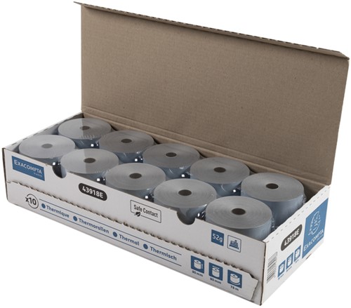 Telrol Exacompta 80mmx76m kern Ø12mm SafeContact thermisch-1