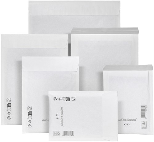 Luchtkussenenvelop AirPro Green IEZZY 13/C 170x215mm wit 100 stuks-2
