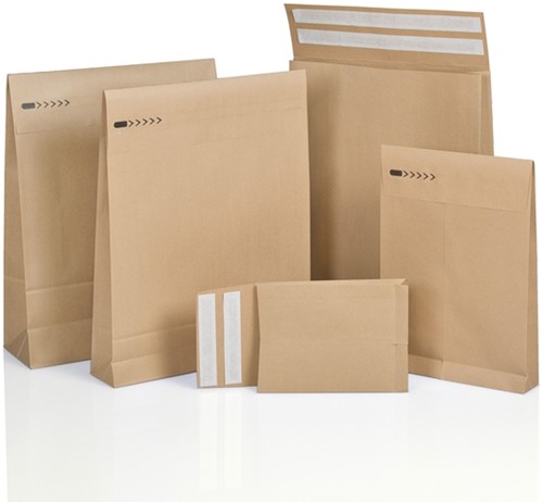 E-Commerce envelop IEZZY 450x570x100+95mm met retoursluiting br 100st-2