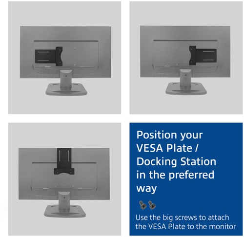 Vesa montage plaat ACT voor AC7150-3