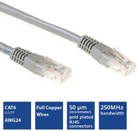 Kabel ACT U/UTP CAT6 patchkabel RJ45 Grijs 20 meter-3