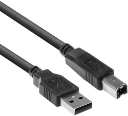 Kabel ACT USB 2.0 A male - USB B male 1 meter