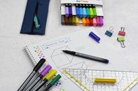 Fineliner Pentel Pointliner S40-C fijn blauw-3