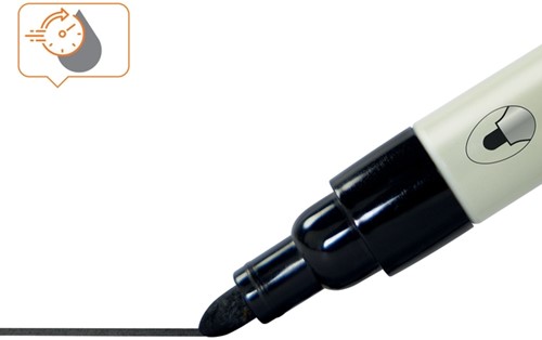Whiteboardmarker Nobo ronde punt 3mm zwart-4