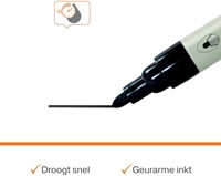Whiteboardmarker Nobo ronde punt 3mm zwart-13