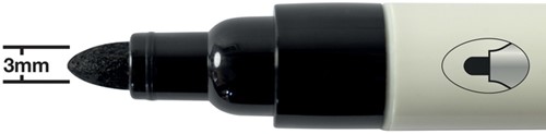 Whiteboardmarker Nobo ronde punt 3mm zwart-20