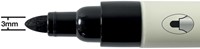 Whiteboardmarker Nobo ronde punt 3mm zwart-21
