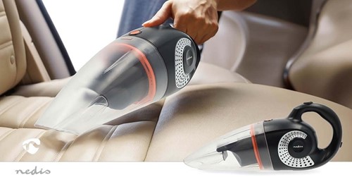 Handstofzuiger Nedis nat-droog 90W oplaadbaar zwart-oranje-3