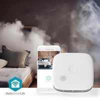 Rookmelder Nedis Smartlife Wifi 10 jaar sensor wit-2