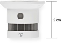 Rookmelder Nedis Smartlife Zigbee 3.0 Wifi 10 jaar sensor wit-1