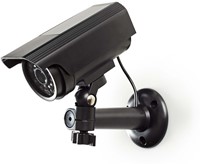 Dummy beveiligingscamera Nedis bullet solar buiten grijs-2