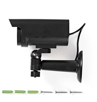 Dummy beveiligingscamera Nedis bullet solar buiten grijs-3