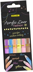 Acrylliner Online fashion assorti 6 stuks