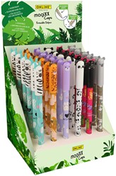 Gelschrijver Online Magixx cap animal 0.7mm assorti