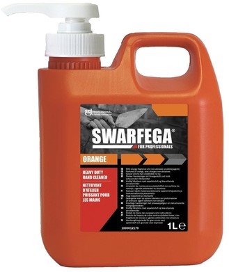 Handreiniger SCJ Swarfega Orange 1 liter met pomp
