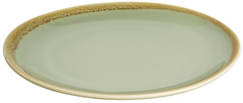 Bord Olympia Kiln coupe Ø23cm 6 stuks mosgroen-2
