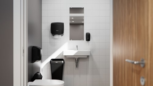 Handdoekdispenser Katrin klein zwart 88966-2