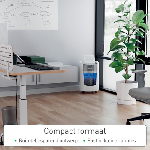 Papiervernietiger Leitz IQ OptiMax 350 Small Office P5 snippers 2x15mm-2