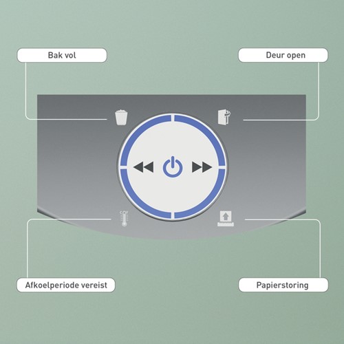 Papiervernietiger Leitz IQ OptiMax 350 Small Office P5 snippers 2x15mm-5