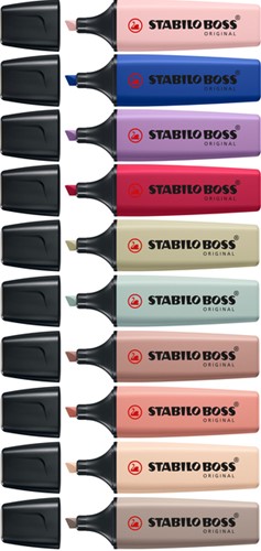 Markeerstift STABILO Boss Wildflower & Nature Colors ass deskset 10st-2
