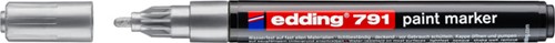 Paintmarker edding 791 op alcoholbasis 1-2mm zilver