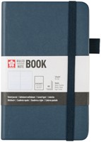 Notitieboek Sakura pocket 90x140mm lijn hard cover donker indigo