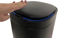 Afvalbak Desq Sensor 40 liter RVS zwart-3