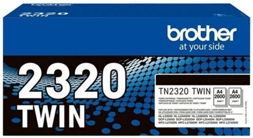 Toner Brother TN-2320TWIN zwart