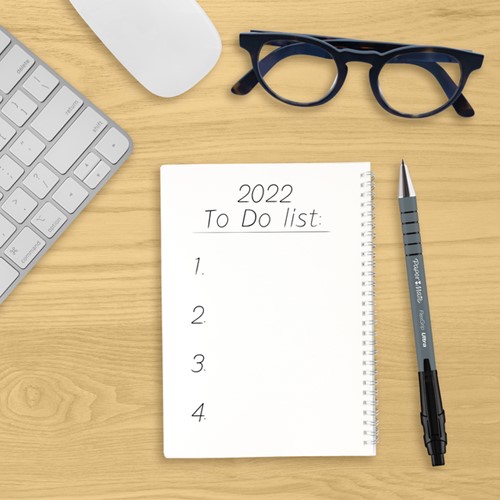 Balpen Paper Mate Flexgrip Ultra medium zwart blister à 5 stuks-2