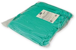 Haarnet Hynex clip non-woven groen pp 100 stuks