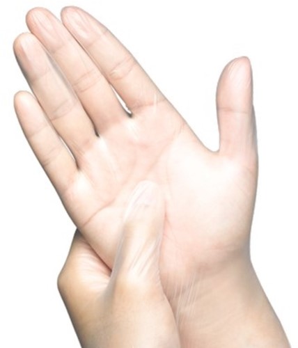 Handschoen Hynex vinyl M transparant 4.5gr 100 stuks-2