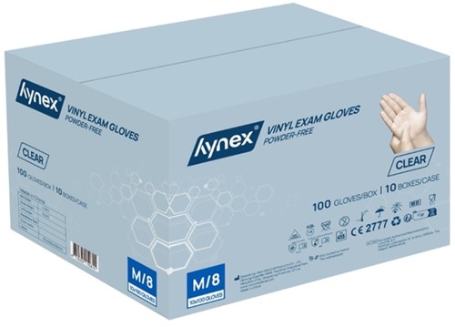 Handschoen Hynex vinyl M transparant 4.5gr 100 stuks-1
